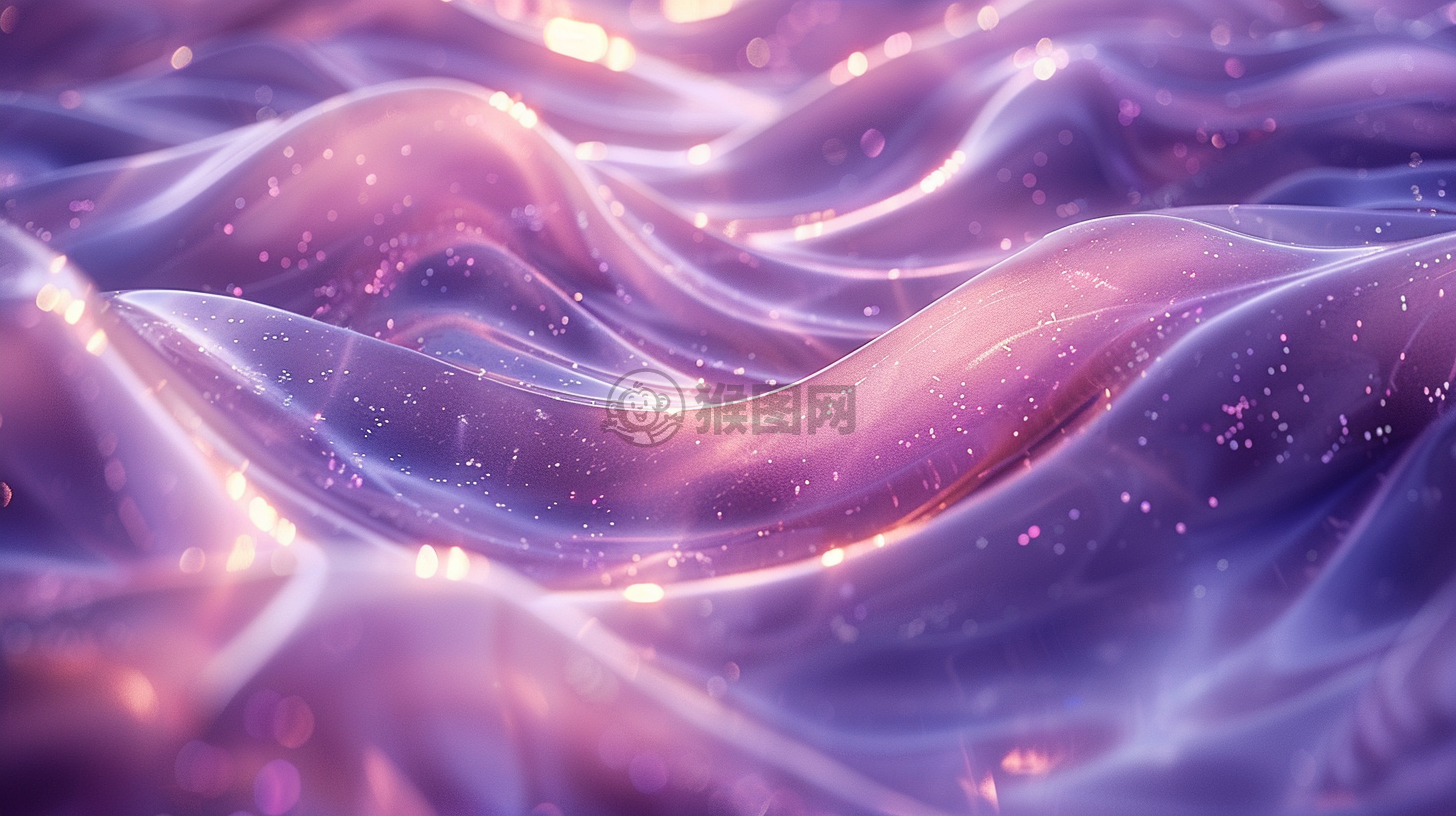 紫光流转，光影交错