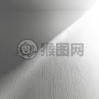 白色固体渐变背景下的深思