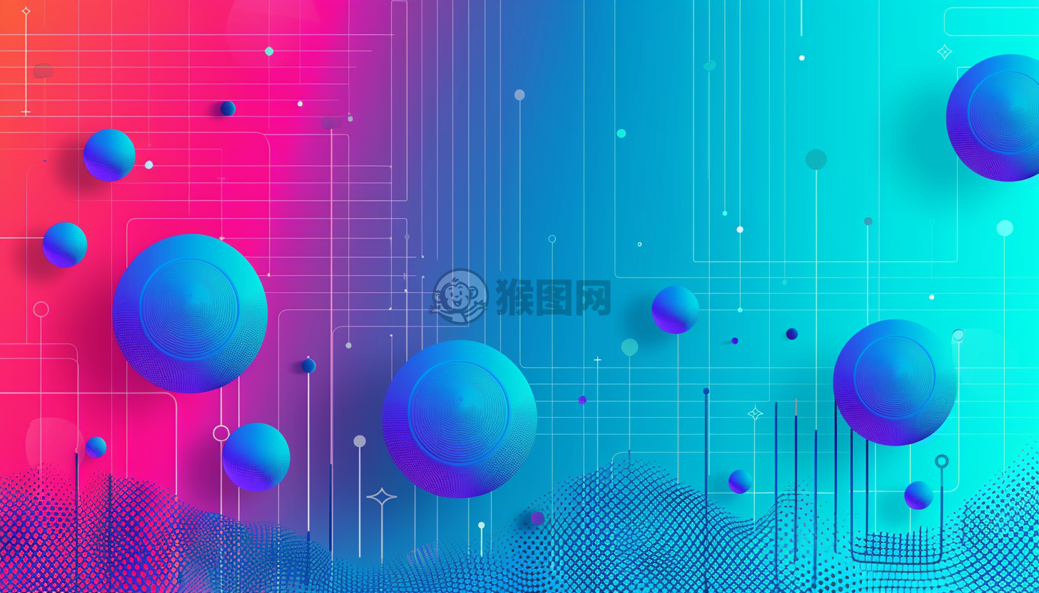 梦幻紫色背景渐变，不规则形状，Copilot风格艺术作品