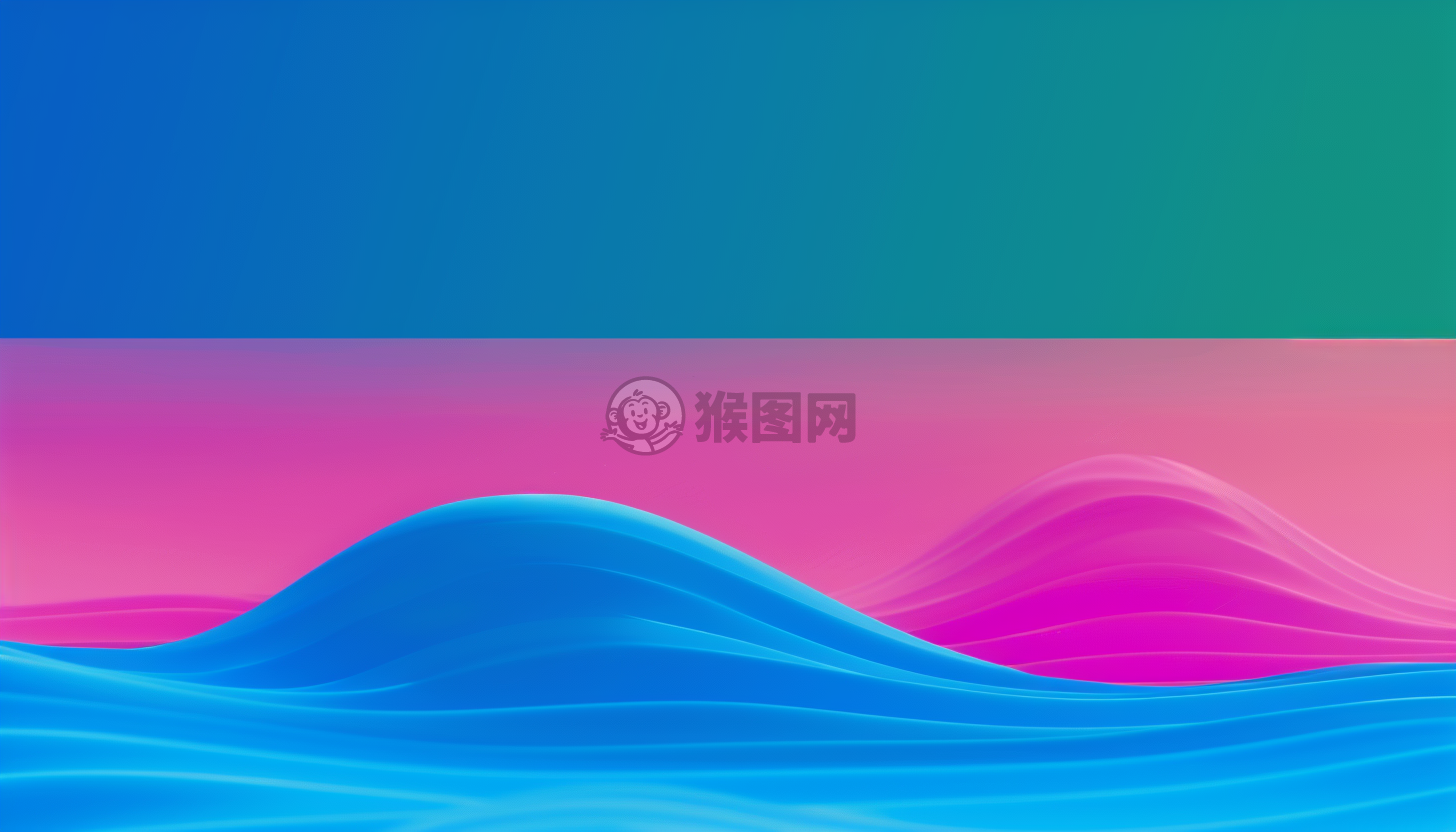 虚幻世界中的神秘彩虹背景