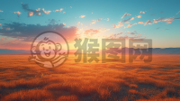 草原晨曦，壮美画卷，精湛之作，品质卓越