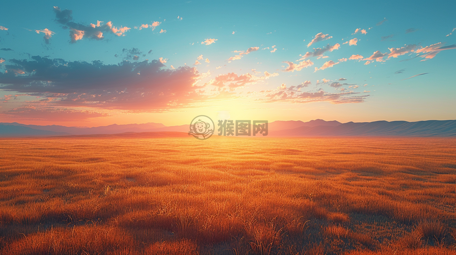 草原晨曦，壮美画卷，精湛之作，品质卓越