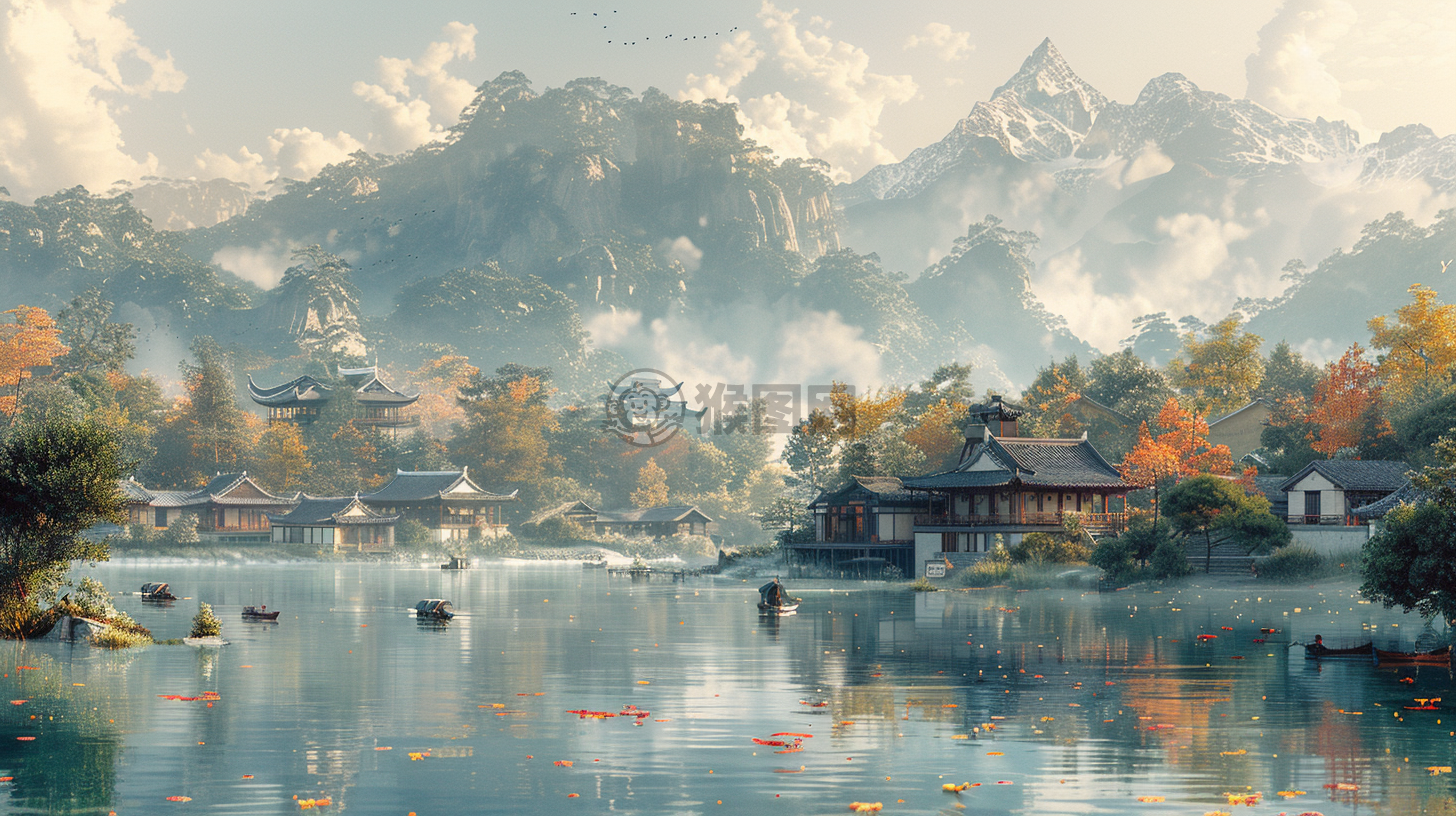 乡村风情 8K壁纸精品 中国农村的美景