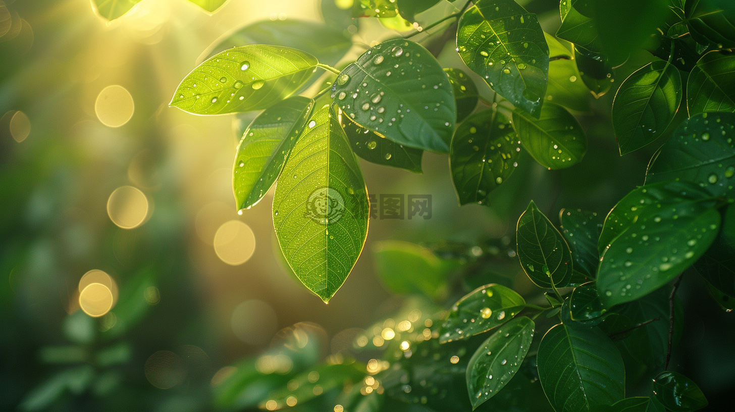 晨曦洒满树枝，美丽自然成千上万的瞩目焦点。