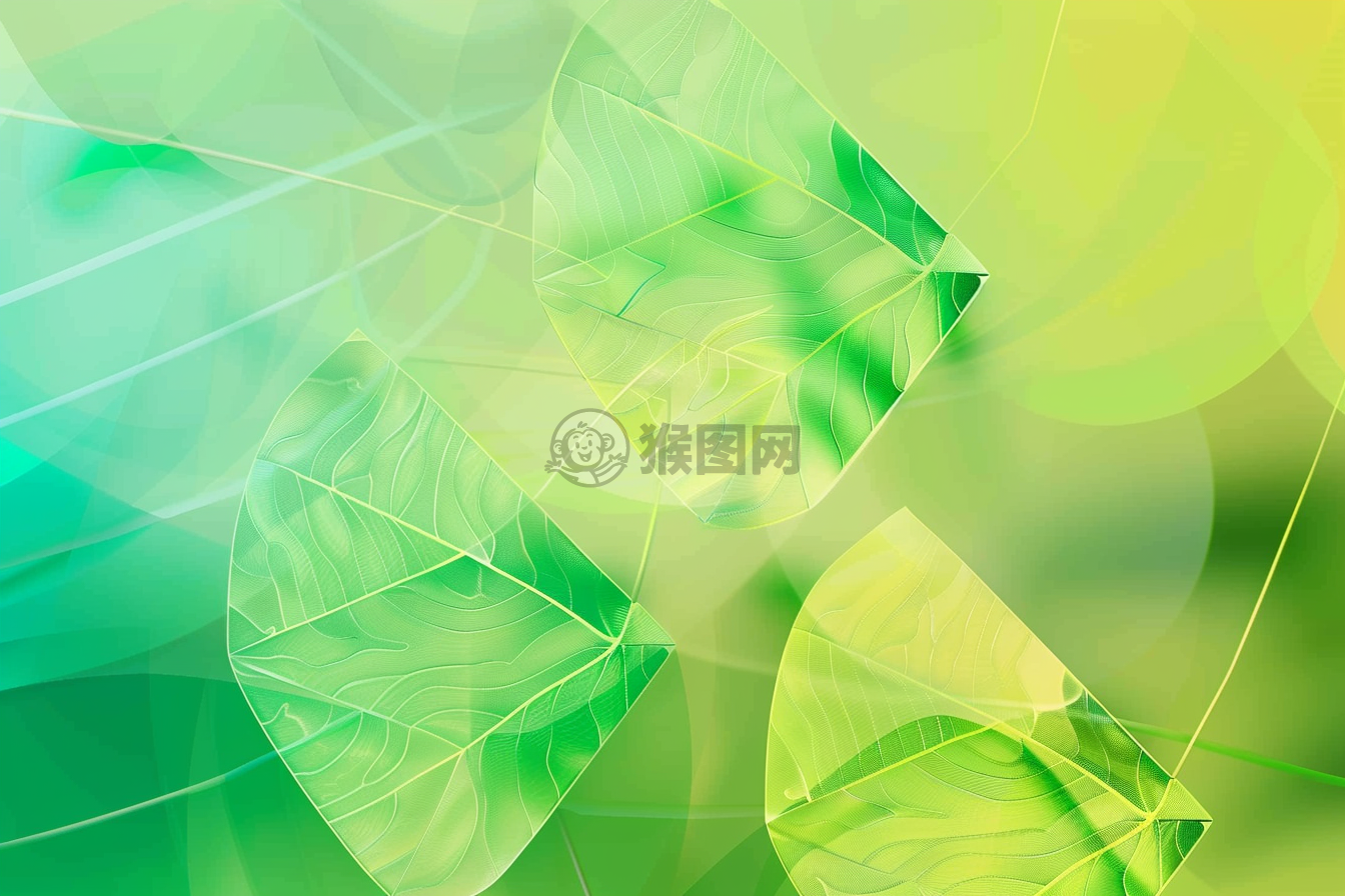 翠绿背景映衬晶莹粽子