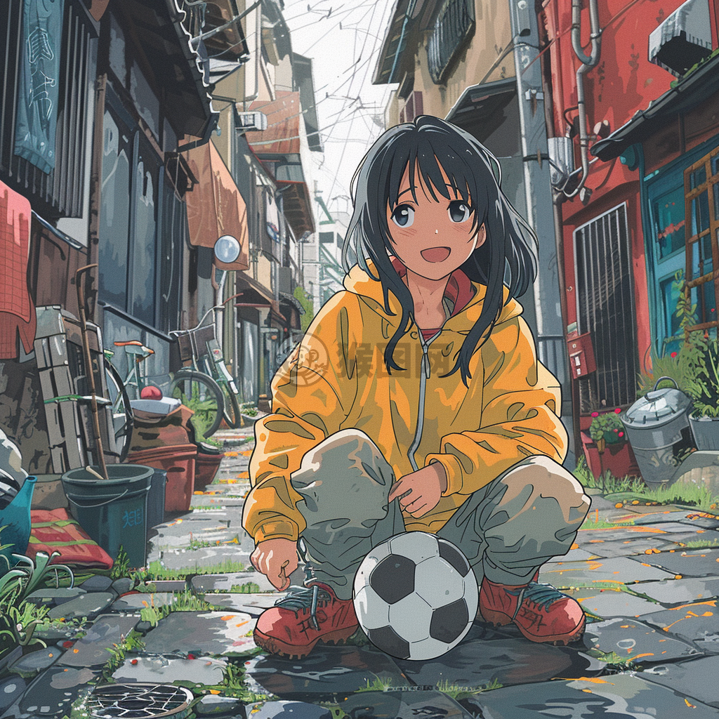 街头青春活力，街球女