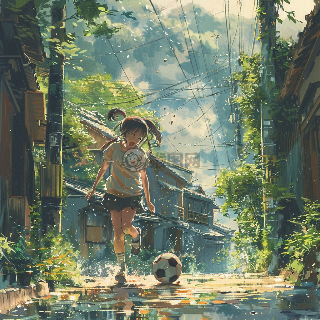 街头青春足球赛，吉卜