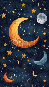星际梦幻图案设计