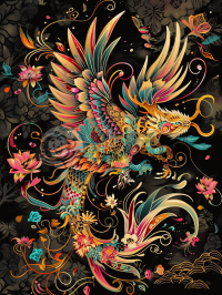 华美绣艺术画报 三维
