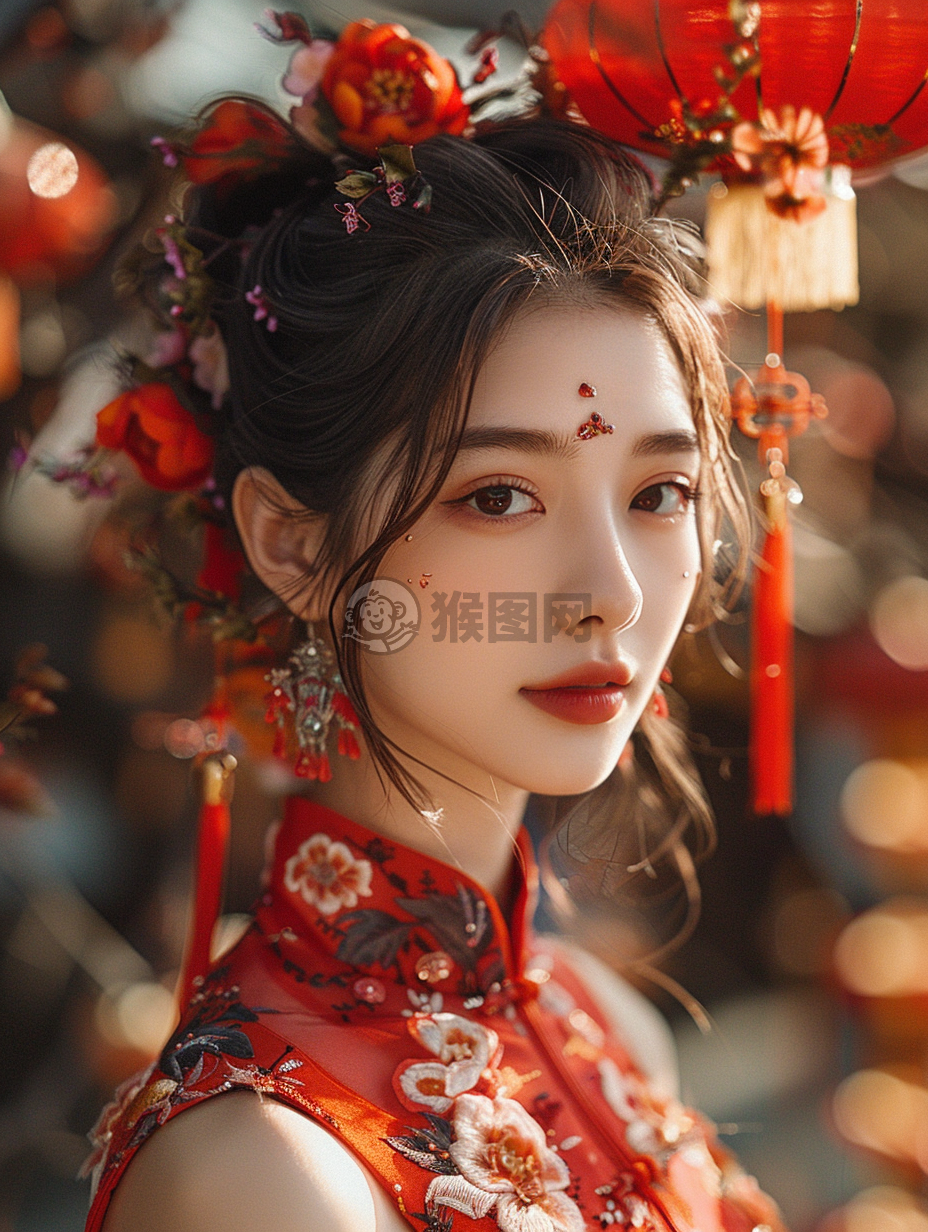 龙舞花枝贺新年
