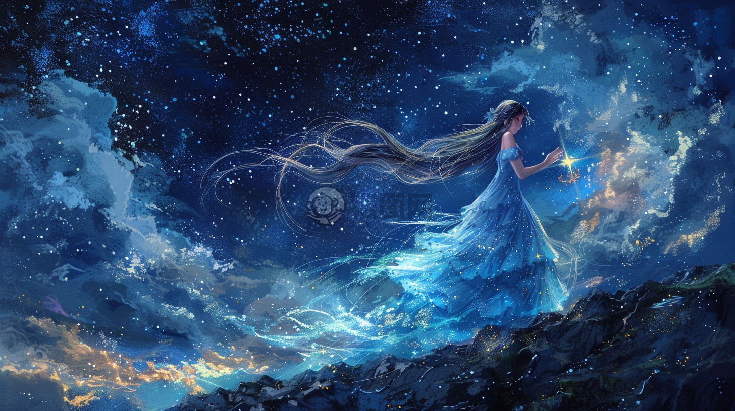 星河舞女梦幻壁纸