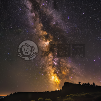 星空之美，如诗如画。