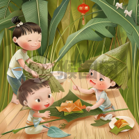儿童绘本插画：从欢笑