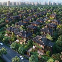 城市康复退休建筑群落