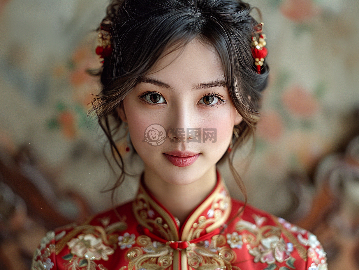 春节佳人，巧手摄影，亚洲公主绽放新春之美