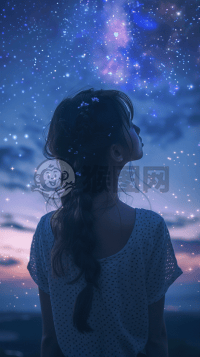 深海中的治愈之星风景画壁纸