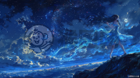 星夜舞者梦幻壁纸