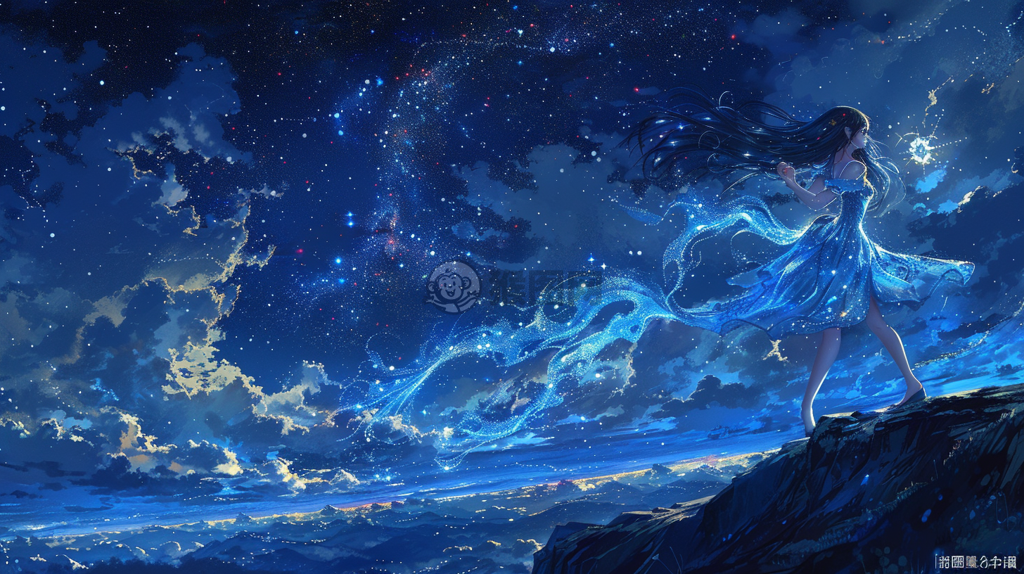 星夜舞者梦幻壁纸
