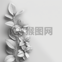 白色朴素背景风格下的原始风格简约之美，静谧之韵