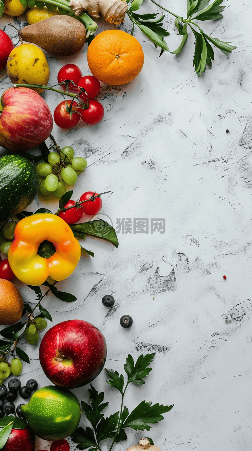 健康饮食设计概念草图