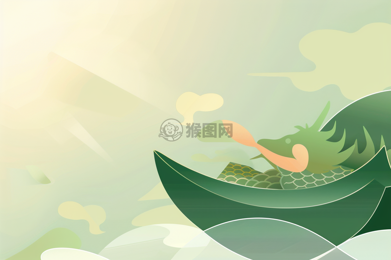 龙舟竞渡端午节，粽子香飘乐满园。