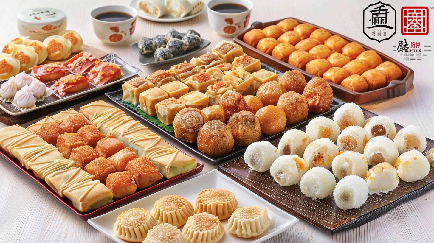 中国传统美食，美味丰富，精彩呈现