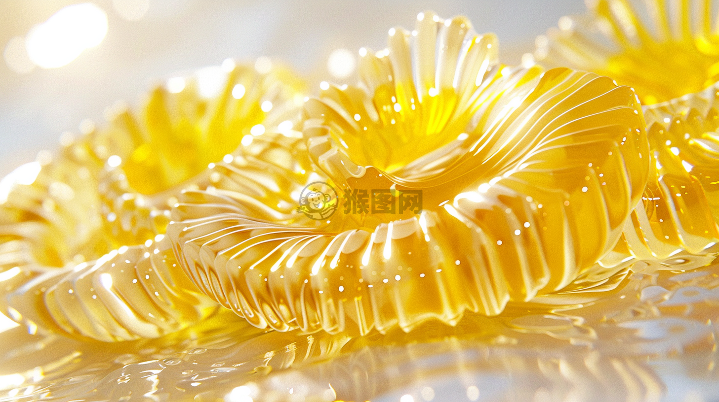 晨光中的现代艺术美果汁与鲜艳橙色果汁的微妙对比