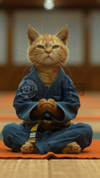 “小猫瑜伽柔韧忍者武术练习”。