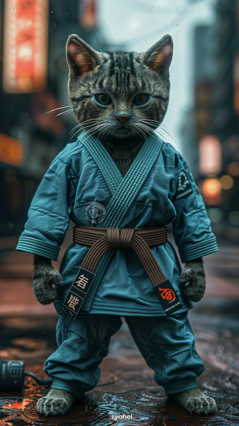 “小猫瑜伽柔韧忍者武术练习”。
