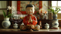 东南亚华人传承灶王爷传统，西方文化借鉴佛教元素