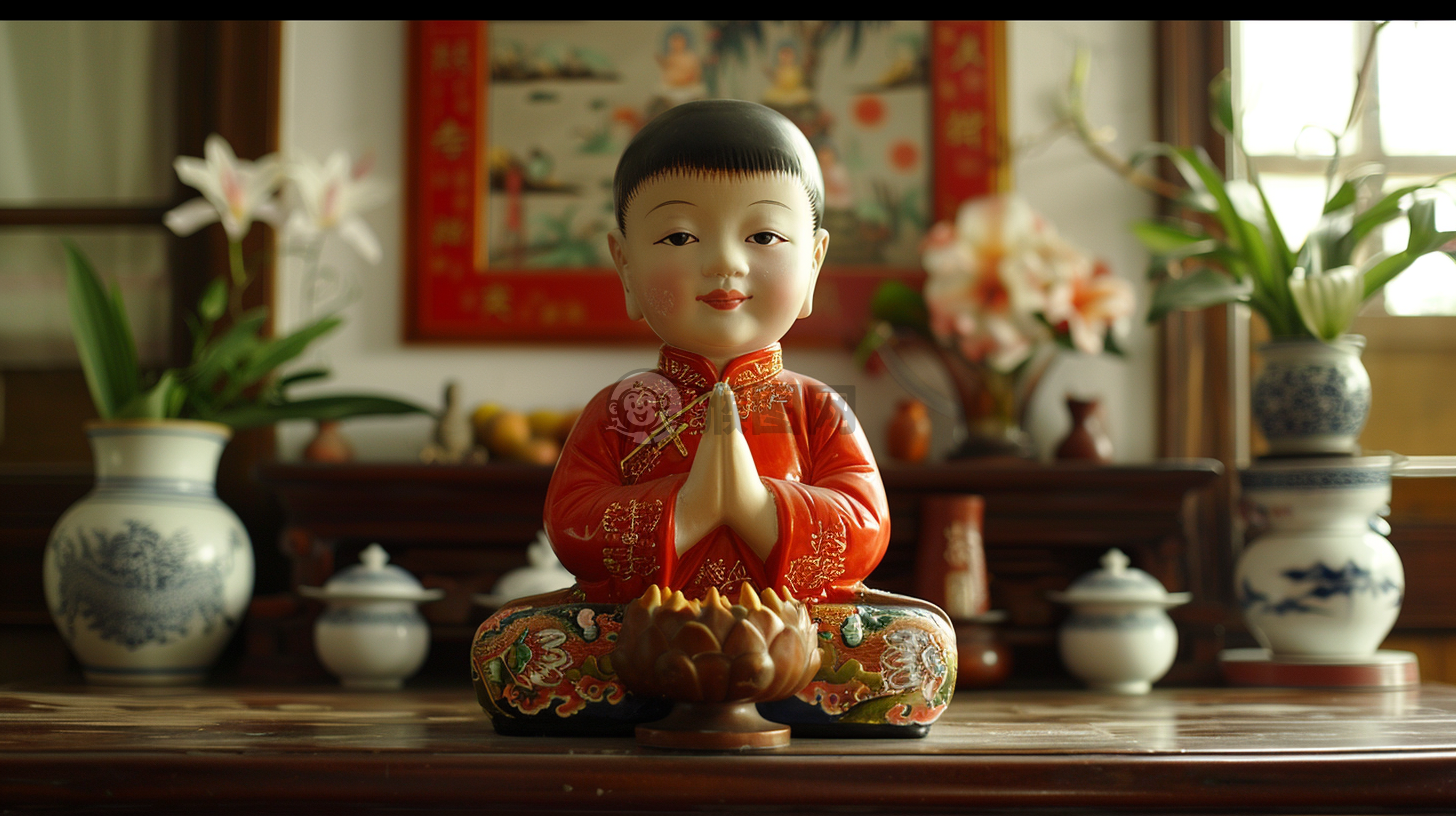 东南亚华人传承灶王爷传统，西方文化借鉴佛教元素