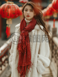 春节华灯照青春，故宫丽影留时尚。