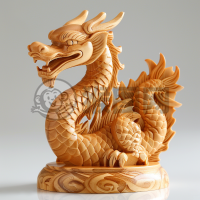 春节木雕龙，寓意吉祥福<br/><br/>这个标题尝试捕捉了木雕龙在中国春节文化中的重要性和象征意义。