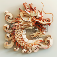 春节木雕龙，寓意吉祥福<br/><br/>以上是我根据您提供的信息生成的标题，仅供参考。