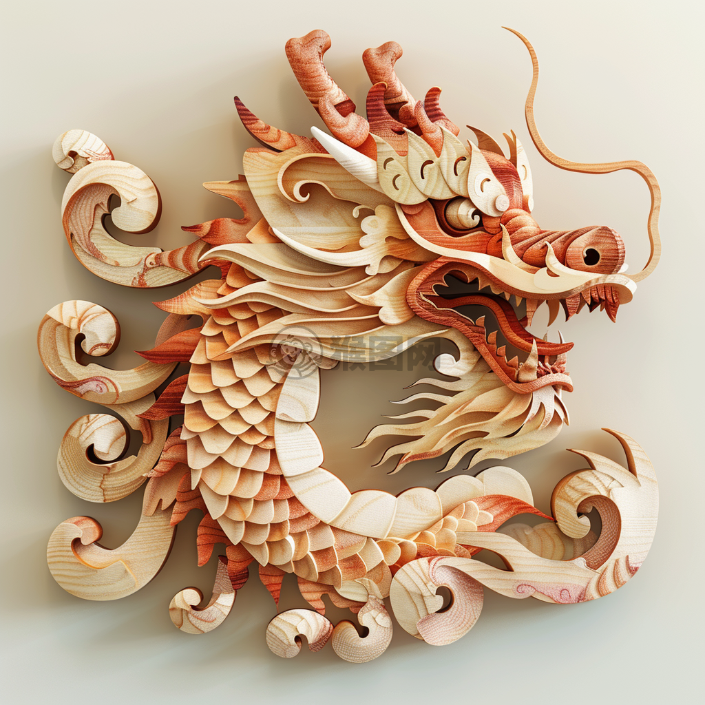 春节木雕龙，寓意吉祥福<br/><br/>以上是我根据您提供的信息生成的标题，仅供参考。