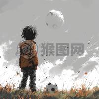 足球场上的旁观者