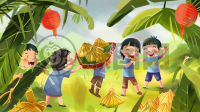 童趣绘：角色欢笑与严肃，中国粽子与儿童书插画的美好氛围