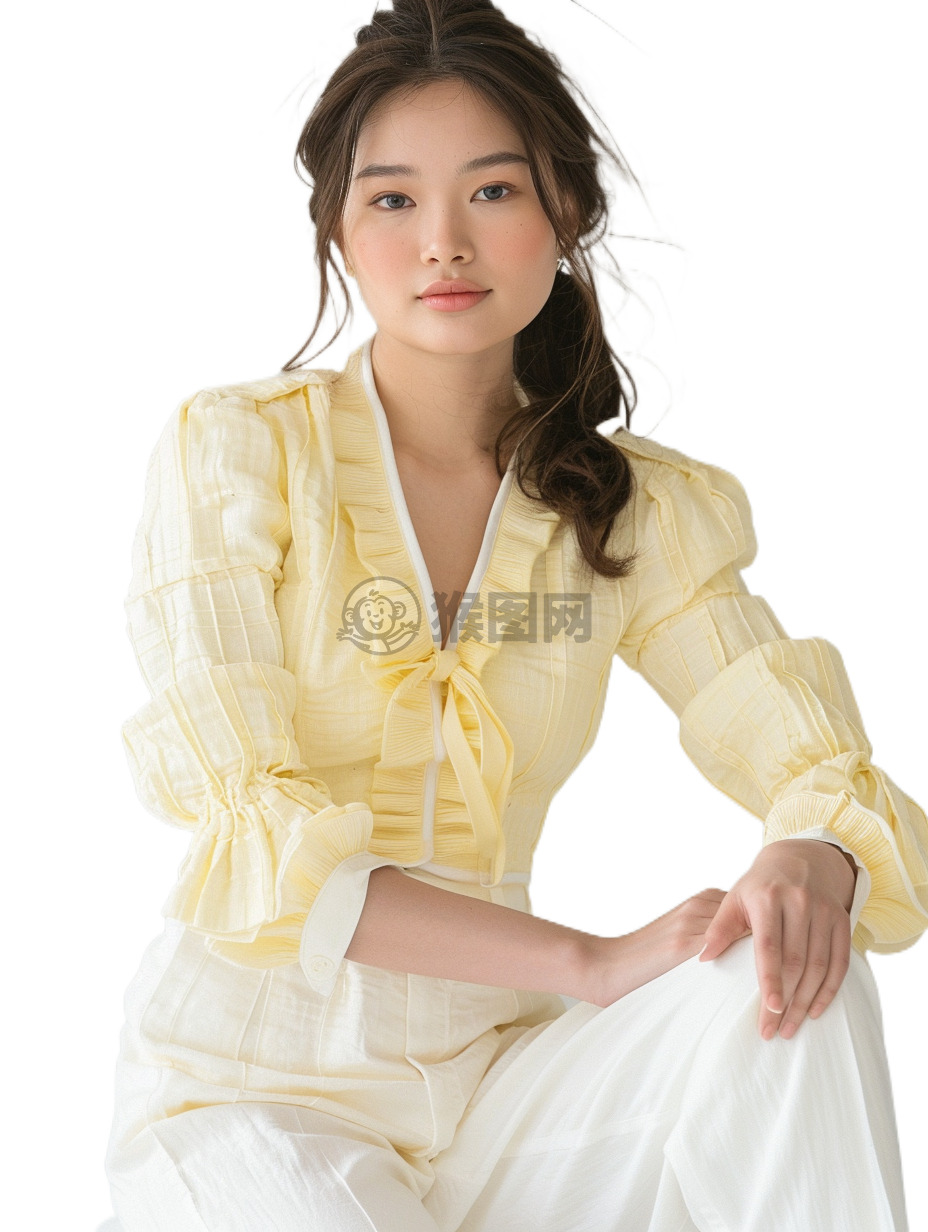 《华贵时尚女模特》