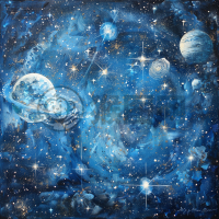 璀璨星空，星河梦幻