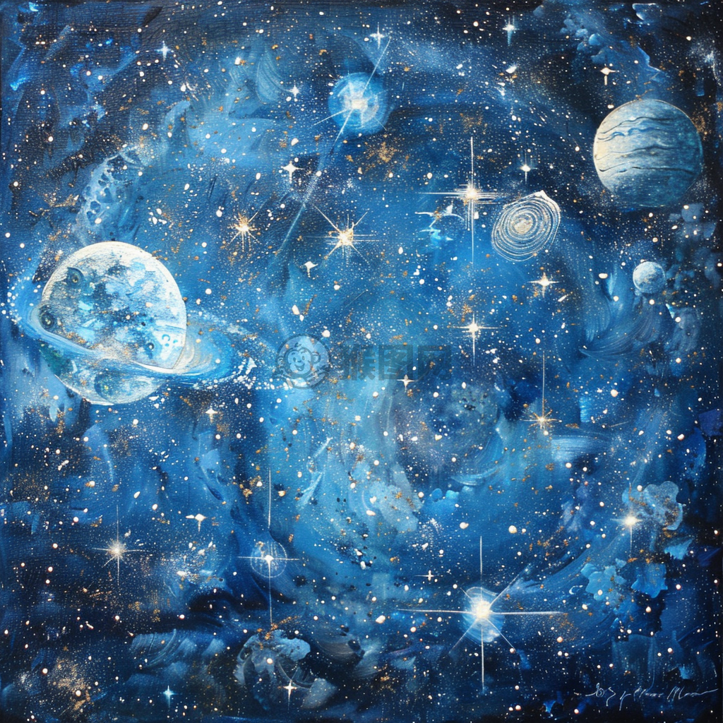 璀璨星空，星河梦幻