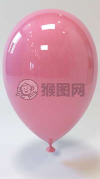 梦幻气球，3D渲染，软焦点效果，软磨砂质感