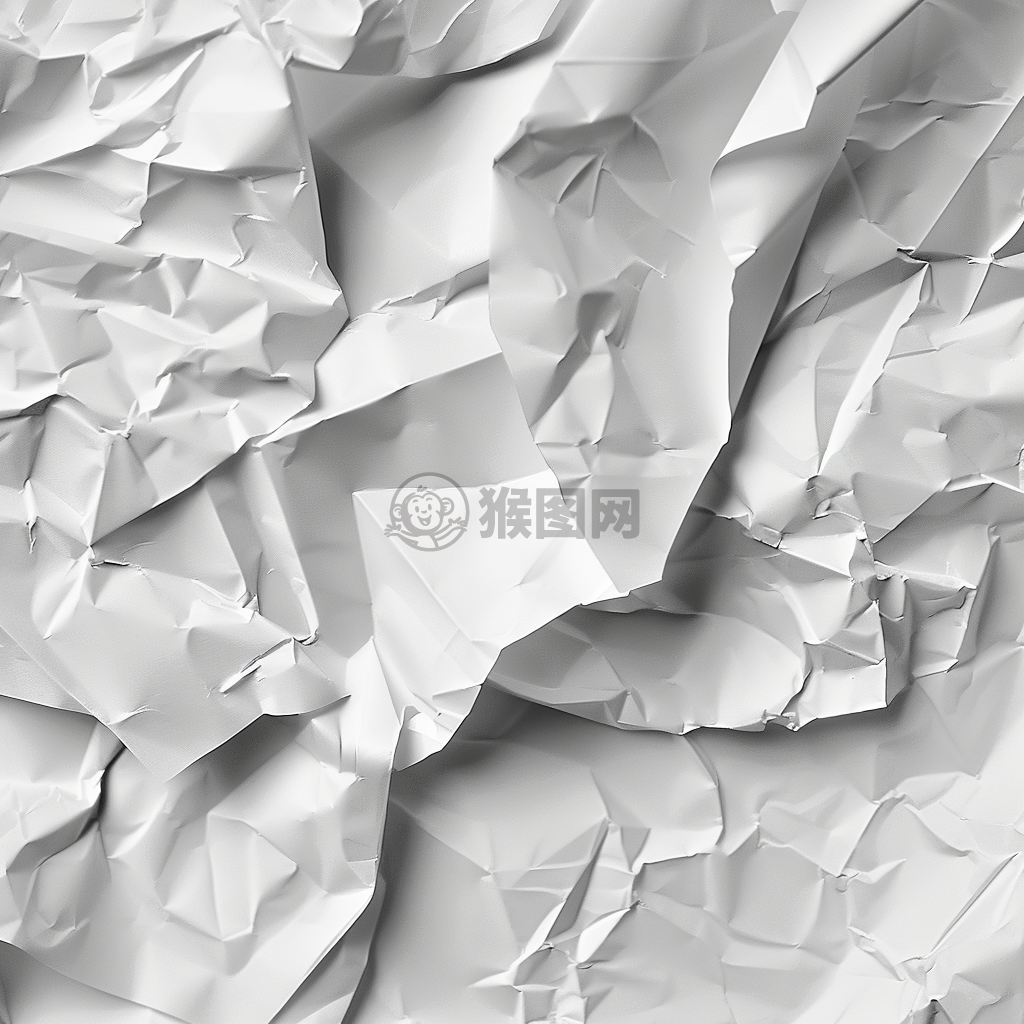 白色纸张纹理下的思考或白皮书纹理的探索