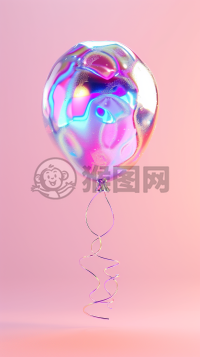 梦想气球：清新透明3D效果，简约边框，无须镂空设计