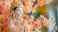 东南亚华人传承灶王爷传统，西方文化借鉴佛教元素