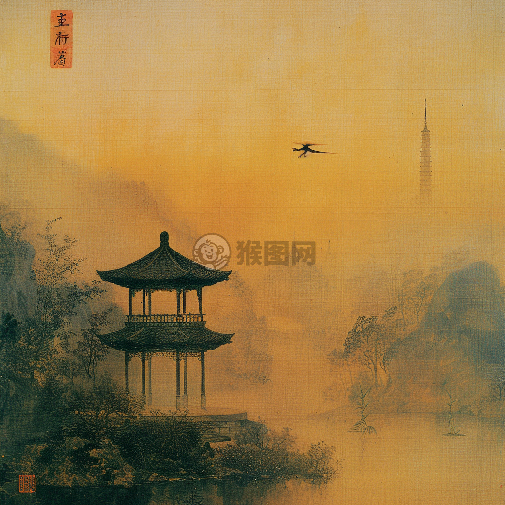 苏州园林艺术绣中的动态飞龙纹样