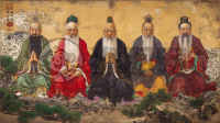 五福临门，富贵长寿，幸福快乐，财富无忧