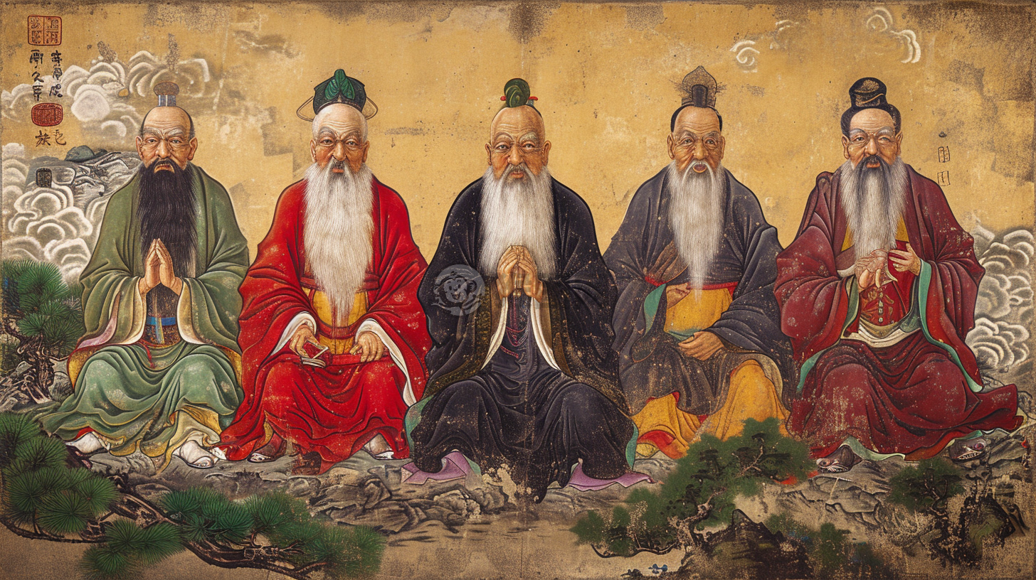 五福临门，富贵长寿，幸福快乐，财富无忧