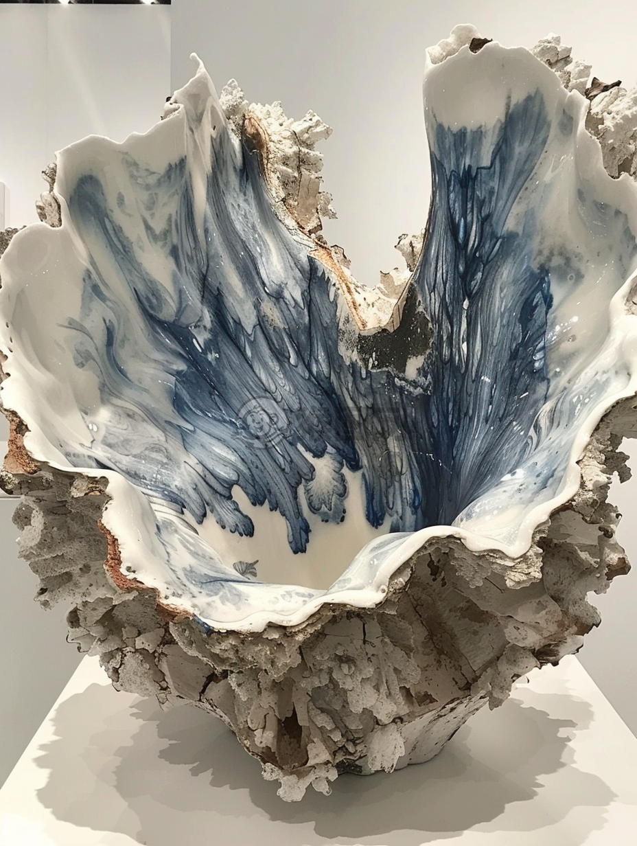 纽约艺术展中的希迪·萨哈花瓶：黄锡樵的涂鸦风格，厚颜无耻的细节，宁静的对称之美