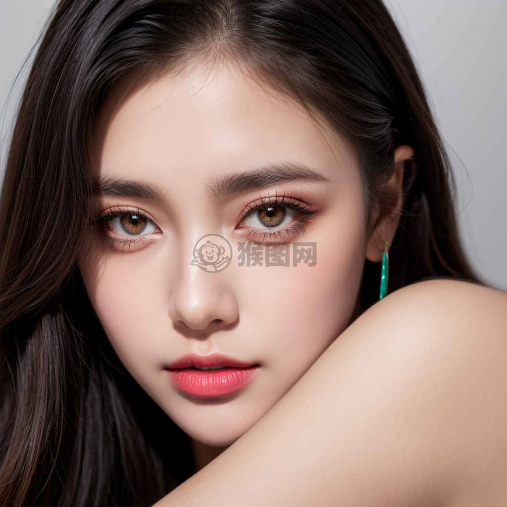 彩妆女神的生动瞬间