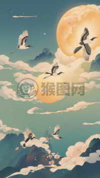 空中花絮飞 凝鸟国画韵